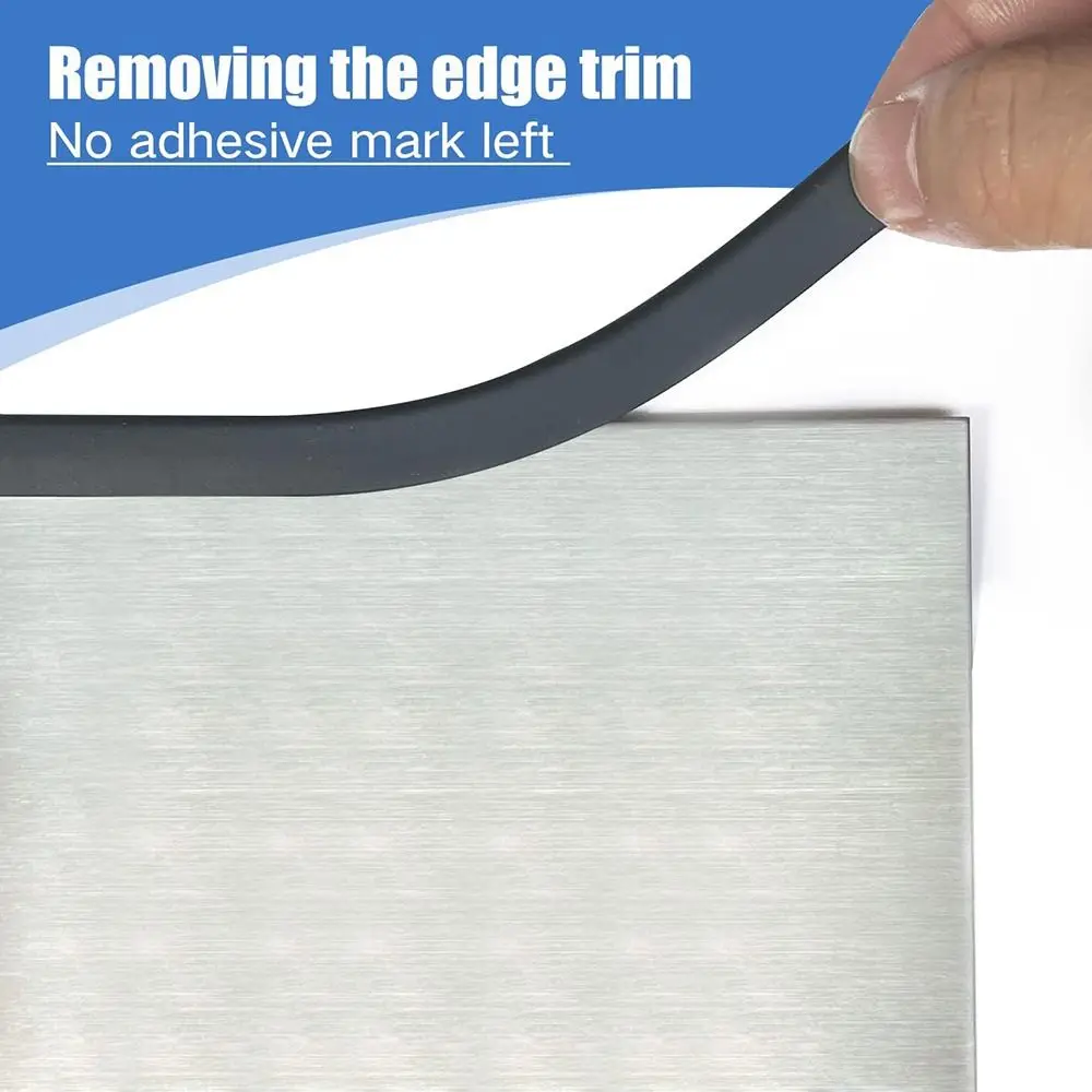 New Rubber Edge Trim Strip U Shape Black Door Edge Strip Guard Seal Table Corners