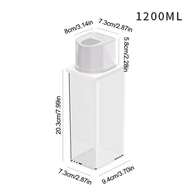 Reis behälter transparente Lebensmittel Eimer Haferflocken Vorrats glas mit Deckel große Snacks Box Körner Halter Veranstalter Zubehör