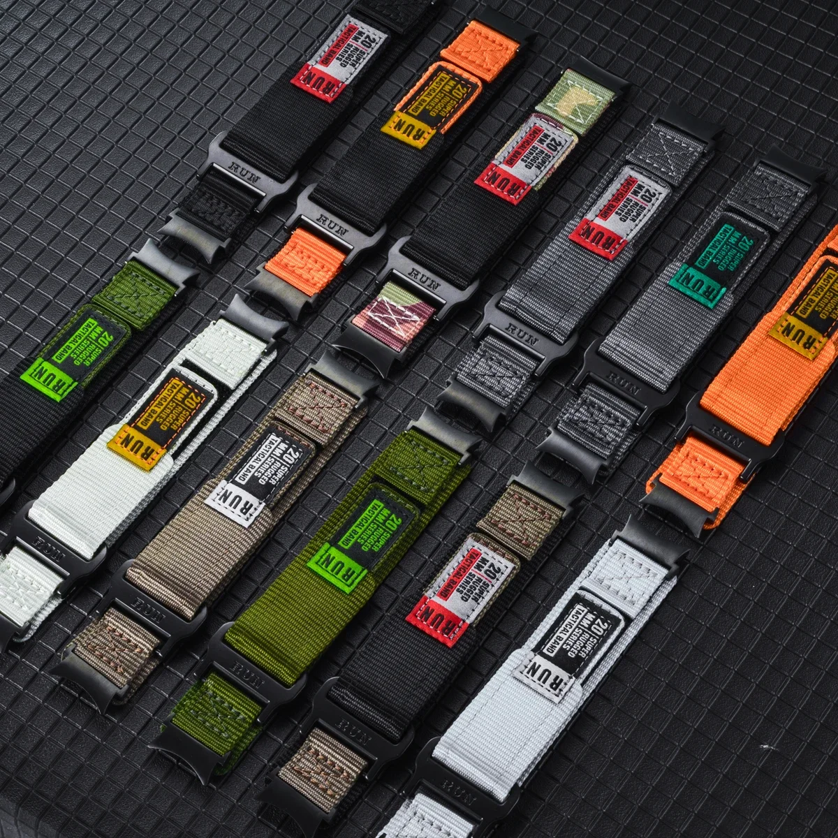 Pulseira de nylon de ajuste rápido para samsung galaxy 7/6/5/4 40mm 44mm sem lacunas pulseira para relógio 6 4 clássico 43 47mm 42 46mm 5 pro 45mm banda