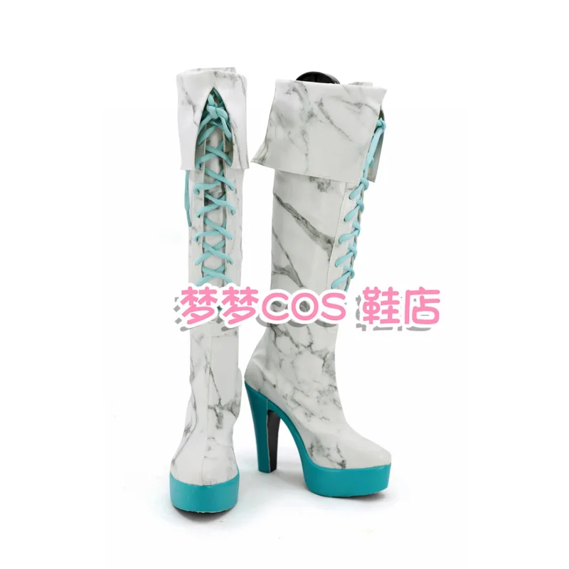 2025 11 Miku Karune SHI-E Ca Prisoner أنيمي لعبة أحذية الكالسيوم Shiie تأثيري هالوين أحذية عالية الكعب