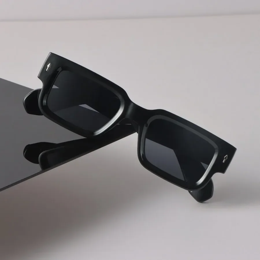 

Designer Square Sunglasses Women Men Retro Black Sun Glasses Luxury Personality Eyewear Rectangle Mirror Brand