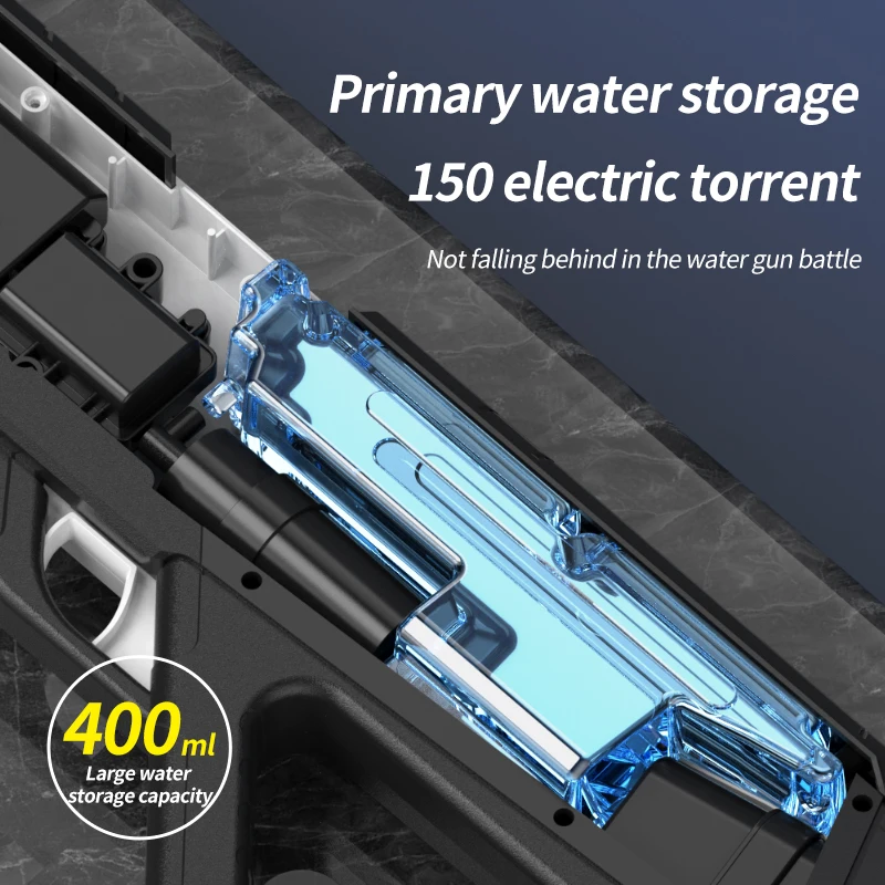ปืนฉีดน้ำไฟฟ้าอัตโนมัติแบบดูดน้ำต่อเนื่องข้ามพรมแดน แบตเตอรี่แบบแยกส่วน ฉีดน้ำแรงดันสูงความจุขนาดใหญ่