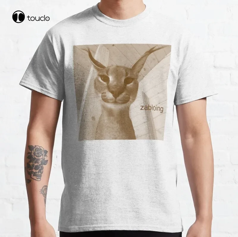 Zabloing Monochrome Classic T-Shirt Cotton Tee Shirt Custom Aldult Teen Unisex Digital Printing Tee Shirts Fashion Tshirt Summer