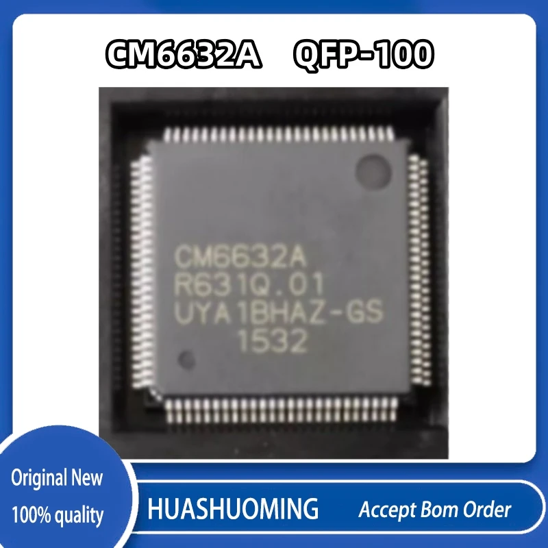 

NEW 2Pcs/Lot CM6632A 6632 CM6632 QFP-100