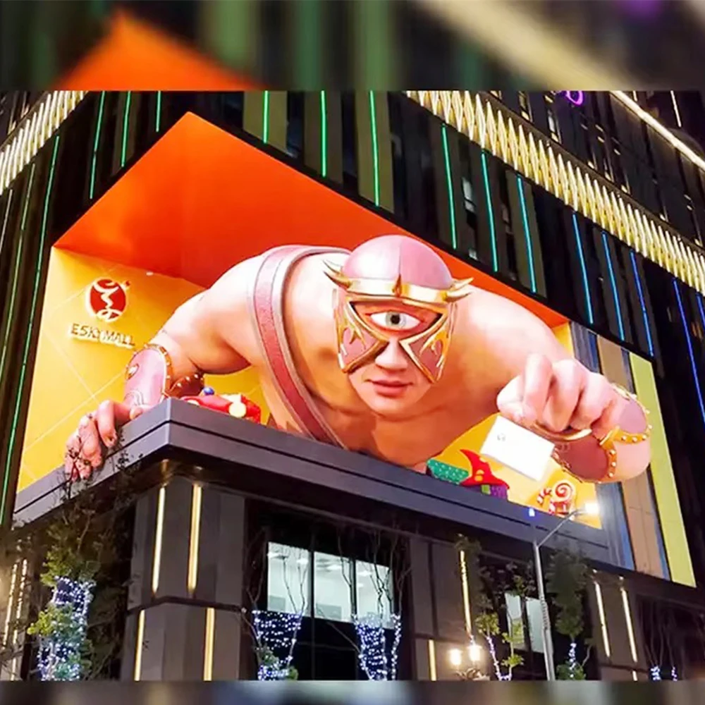 HD Big Giant 3D Effect Outdoor Advertising P4 P5 P8 P10 LED Billboard Display Billboard Pantalla Exterior Led Screen