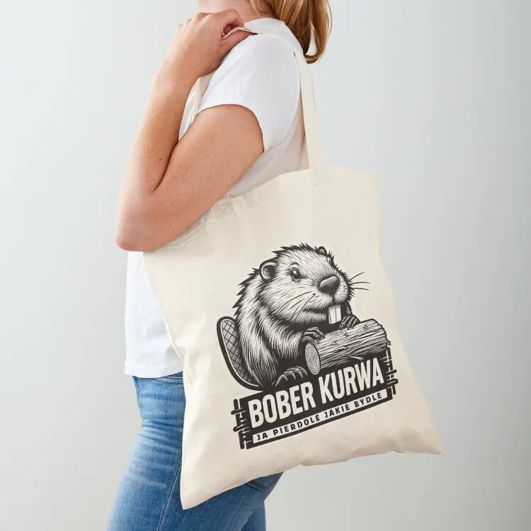 Bober Tote Bag Eco bag Customizable tote bag hand