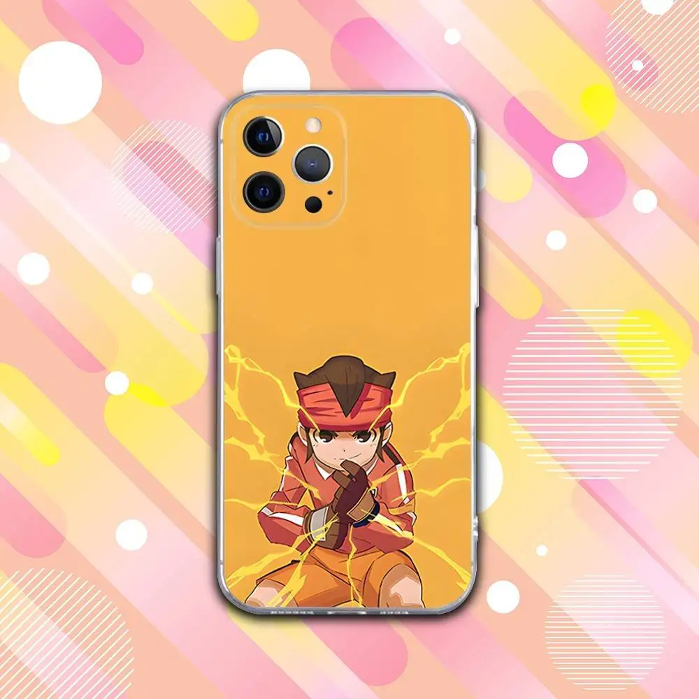 Aniem I-Inazumas E-Eleven Phone Case For iPhone 17,16,15,14,13,12,11 Pro,Max,Plus,X,XS,XR,SE4,E Mini Transparent Soft Cover
