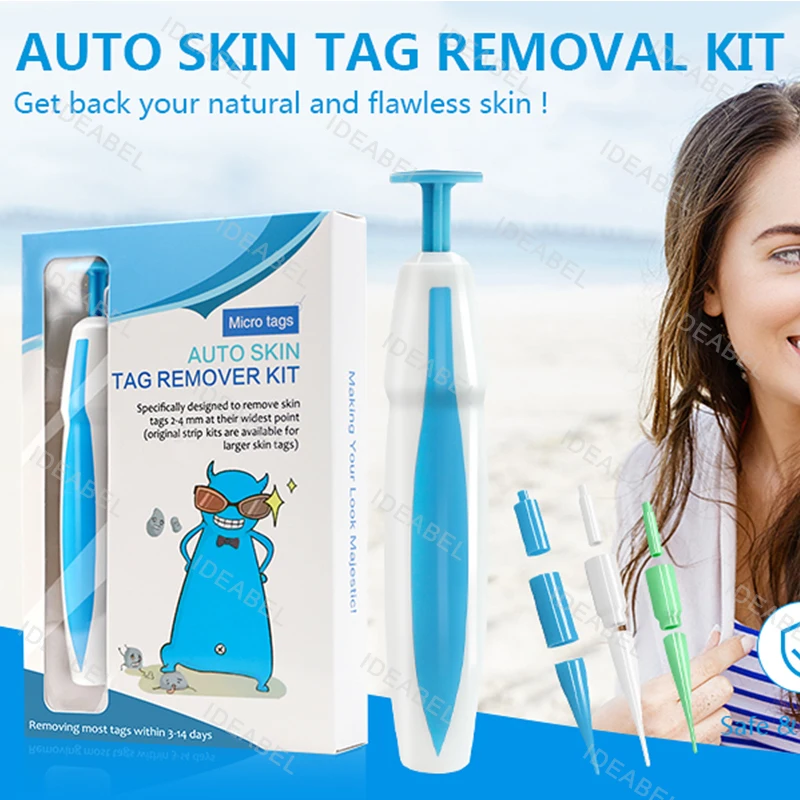 3 In1 Indolore Auto Tag Pelle Talpa Verruca Kit di Rimozione Strumenti di Pulizia Viso Cura Della Pelle Corpo Verruca Dot Trattamenti Rimozione Bellezza Salute