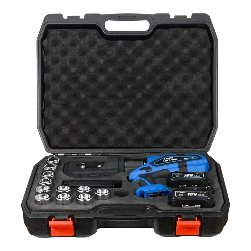 Alicates de prensado hidráulicos elettrici, alicates de prensado continuo recargables de 18V, alicates hidráulicos con pantalla