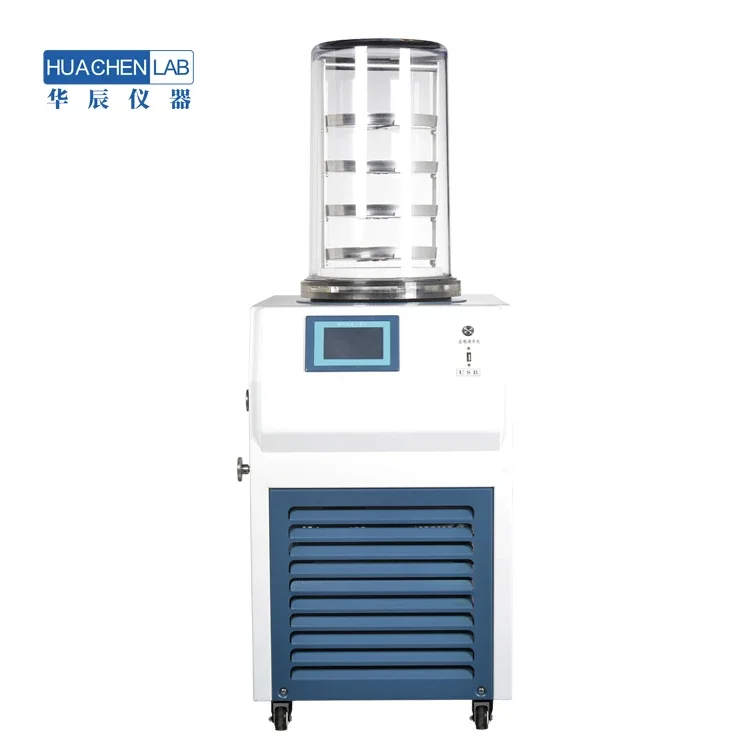 Vacuum freeze dryer, household desktop small laboratory equipment, pre cooled air compression dehydrator