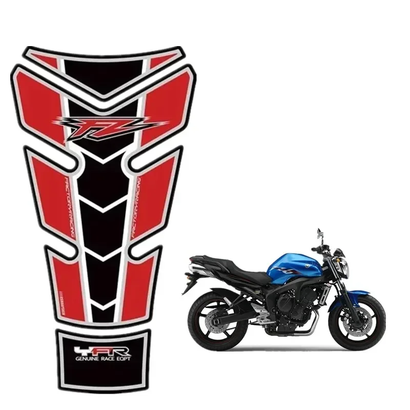 For Yamaha FZ6 Fazer 600 2004 - 2009 Motorcycle Motor Tank Pad Protector 3D Gel Sticker Decal - 3