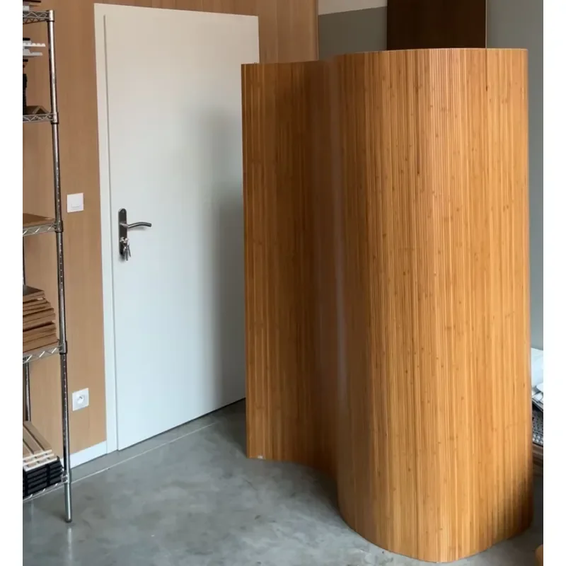 Wooden Partition Folding Bamboo Screen Room Bamboo Room Divider Screen for Room Separation