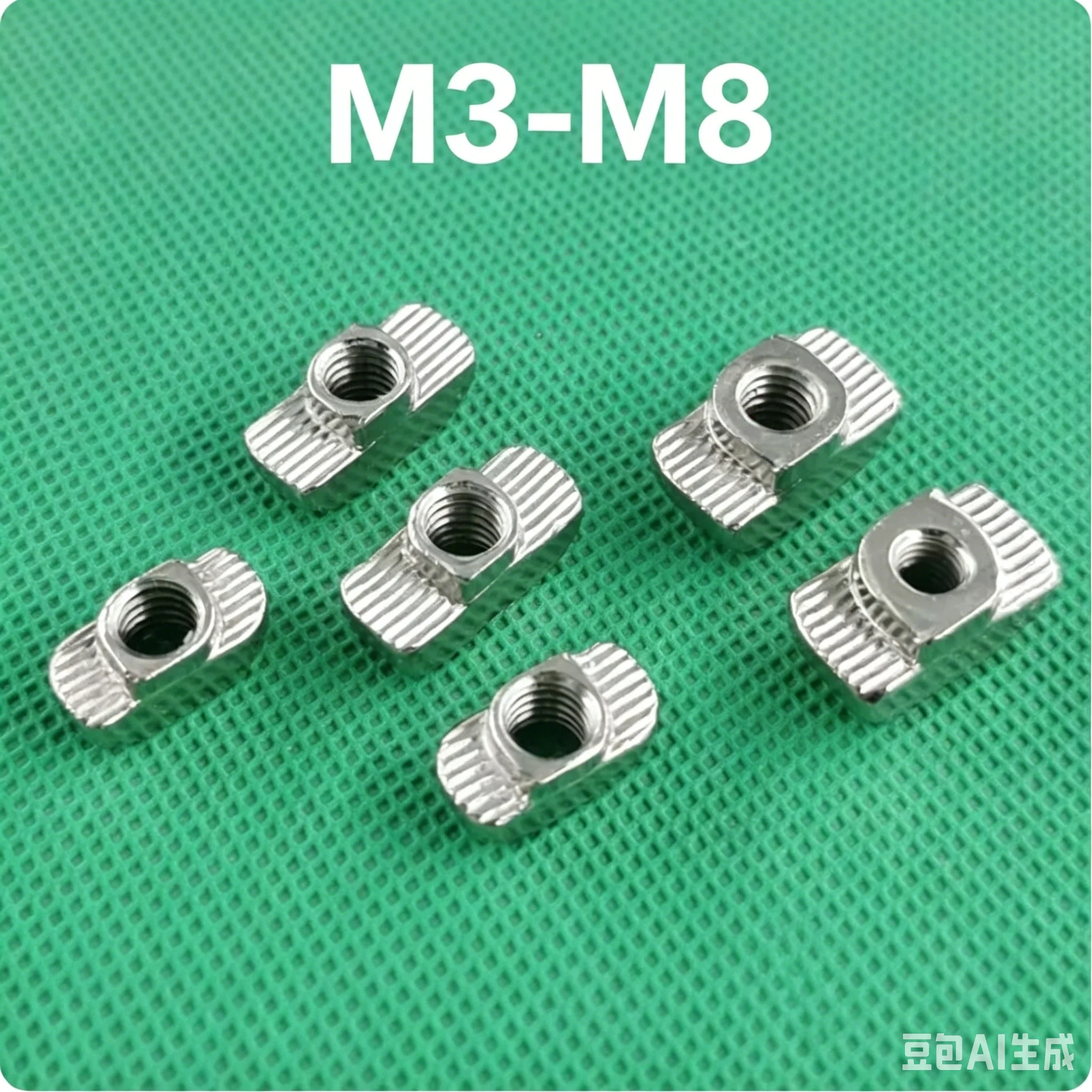 European Standard M3 M4 M5 M6 M8 Carbon Steel T-Nuts; Sliding T-Nuts; Hammer Head Nuts; Aluminum Profile Fasteningors