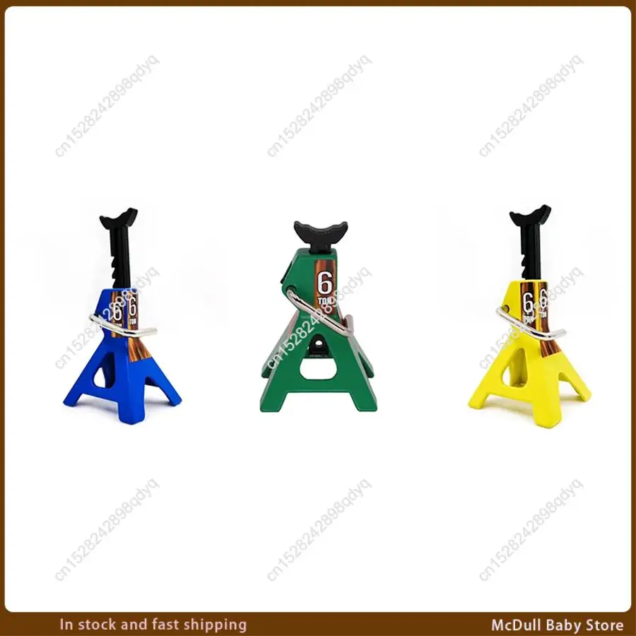 ABJA-soportes de gato de Metal simulación Mini para 1/10 coche trepador de control remoto Trx4 SCX10 vehículos de escalada de simulación