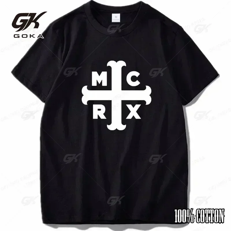 My Chemical Romance Tee Uomo Moda T-shirt T-shirt in cotone Bambini Hip Hop Top Tees Donna Estate Vintage Anime Boy Manica corta