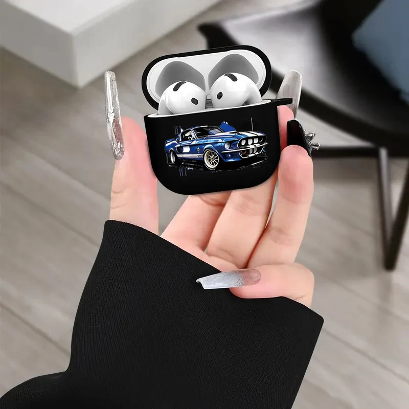 Cool Car Sports Car Case for Airpod Pro2 1 2 3 4 Pro Fashion Wireless Headphone Cover for Air Pods 4rd Gen Funda view 5