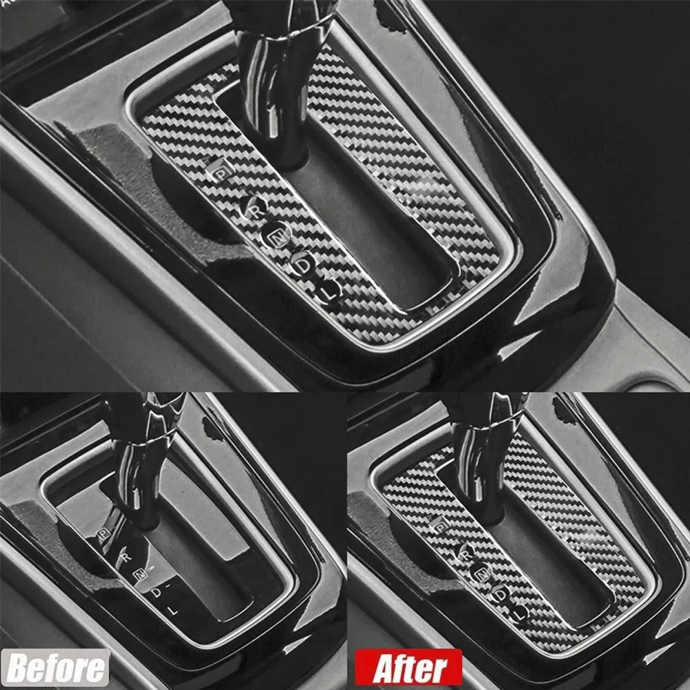 1Pc Gear Shift Transmission Panel Cover Decoration,Central Control Gear Shift Cover,For Nissan Sentra 2016-2021,Car  Decoration