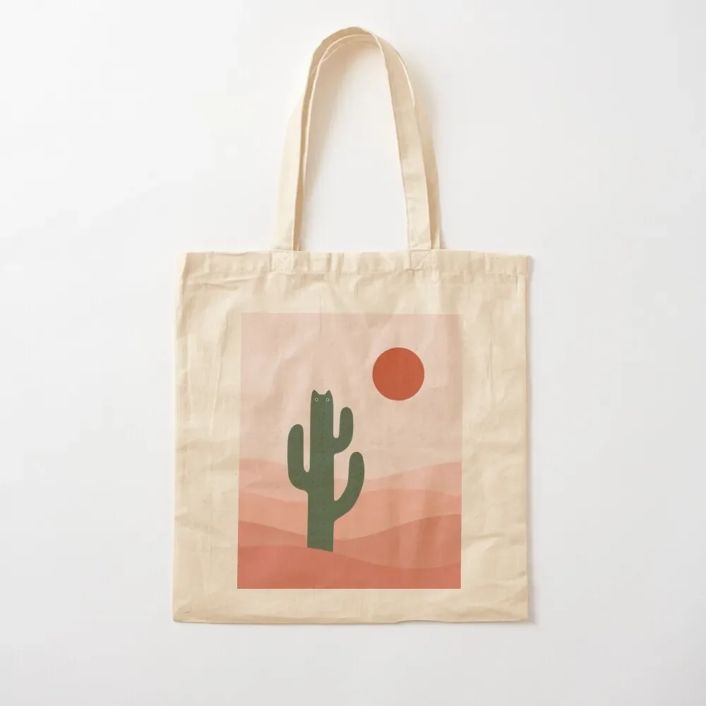 Cat Landscape 84: Cat-tus Tote Bag shopper bag woman custom tote bag