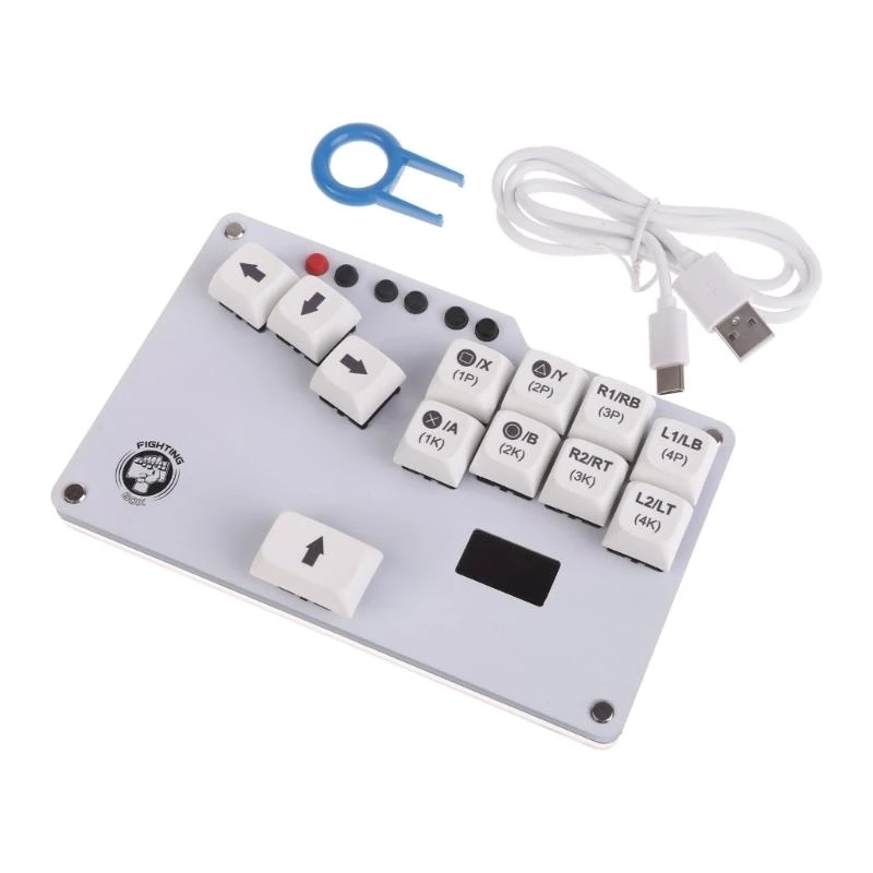 F62C Suitable for Arcade Joystick Street Fighters FightingBox Gamepad Keyboard Simulation and Overclocked Polling Rate