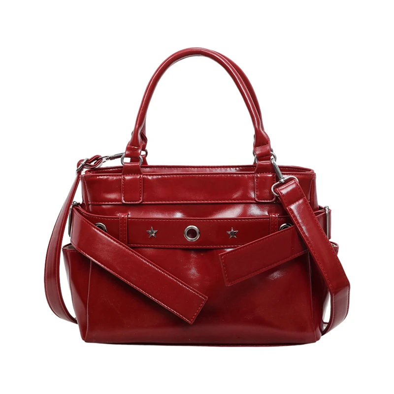 

Элегантная модная сумка для подгузников премиум-класса: женская сумка-тоут через плечо, текстурированная кожаная сумка в оригинальном ретро-стиле и лучшем стиле Superstar Show.