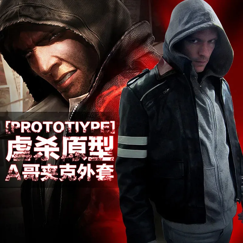 ชุดคอสเพลย์ลิลลี่ 123 รุ่นใหม่ อเล็กซ์ เมอร์เซอร์ แจ็คเก็ตปักลาย หนัง PU ชุดแฟนซีฮาโลวีนสำหรับผู้หญิง/ผู้ชาย ไซส์ S-3XL