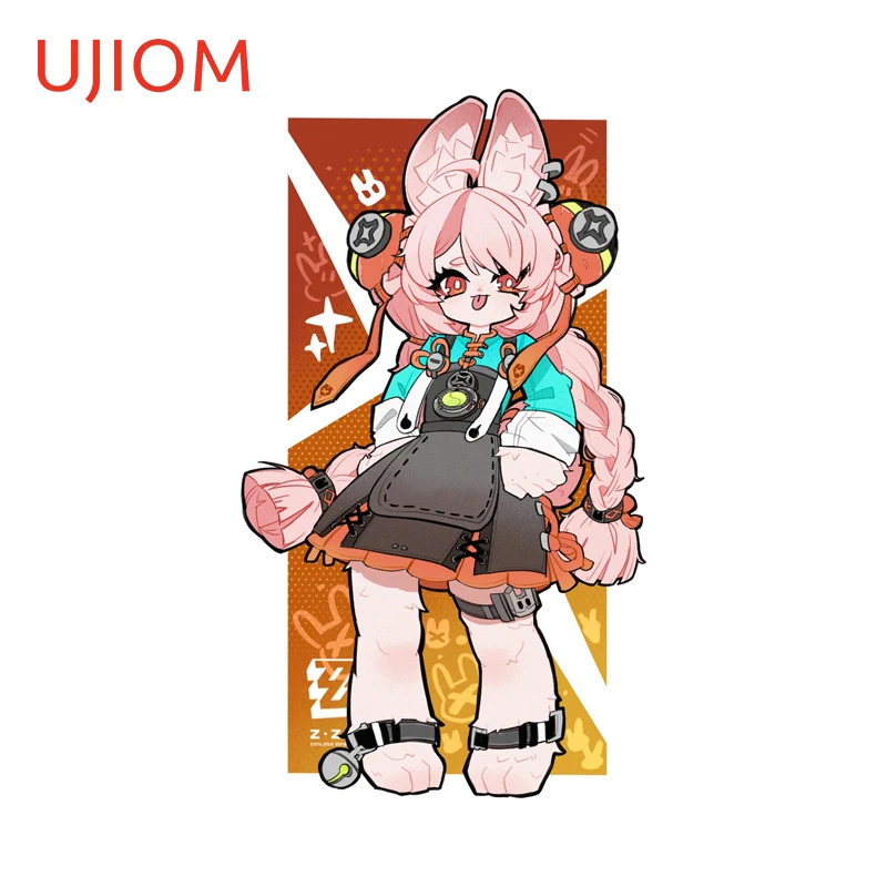 UJIOM Genhsin Impact Zhao Wall Stickers Interesting Waifu Vestibule Wardrobe Door Decal Vinyl Personal Bathroom Decoration
