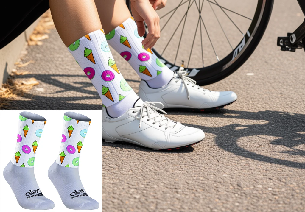 

Soft and sweat-absorbent professional cycling socks, designed specifically for cycling, bringing you a comfortable riding