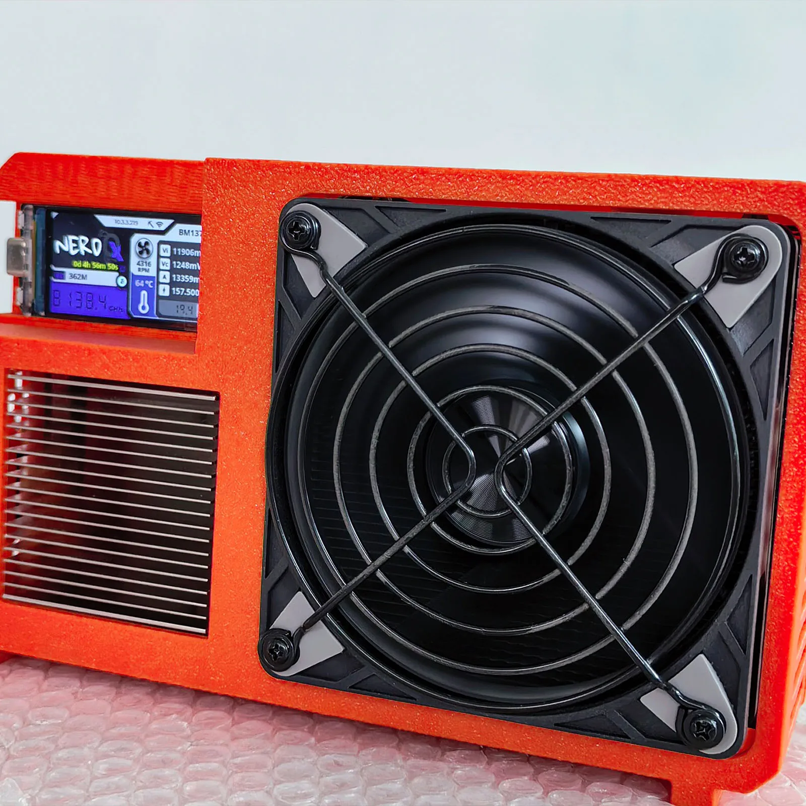 NerdQX 8TH/s Koparka Bitcoin Niezależna Koparka Kryptowalut BM1370 Open Source Mini ASIC Osobista Koparka Blockchain do Wirtualnych Walut — zdjęcie produktu 4
