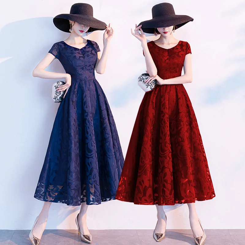 

Ele Simple Large Size Evening Dr Women's Summer Casual Long Skirt Ball Gown Lady's Gathering Dr ort Sve