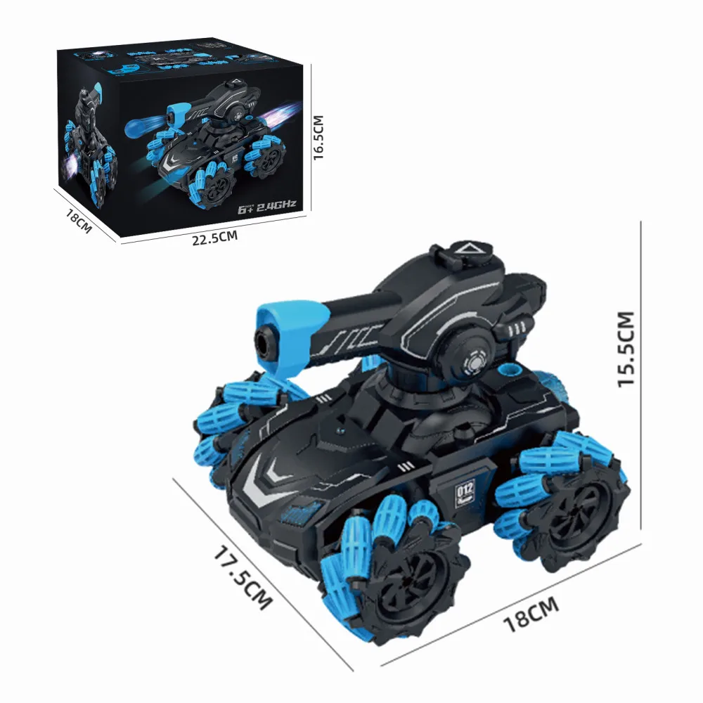 Tangki Remote Control Bom Air Remote Control Penggerak Empat Roda Radio Remote Induksi Kendaraan Off-Road Mainan Mobil Remote Control