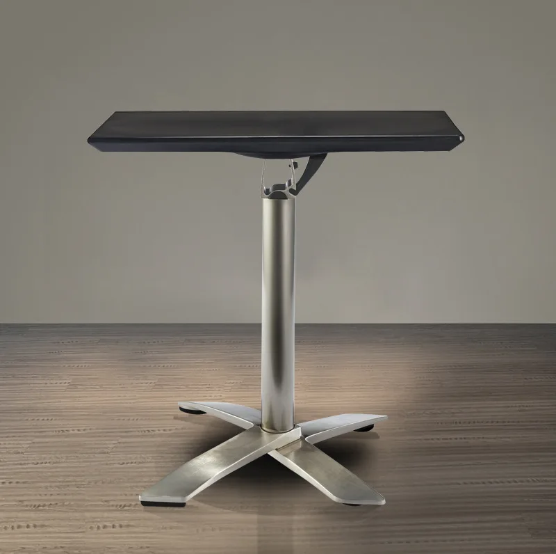 Simple, square folding table, negotiation table, reception table outdoor balcony cafe dining table