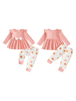 Girls Floral Fall Outfit Set 1
