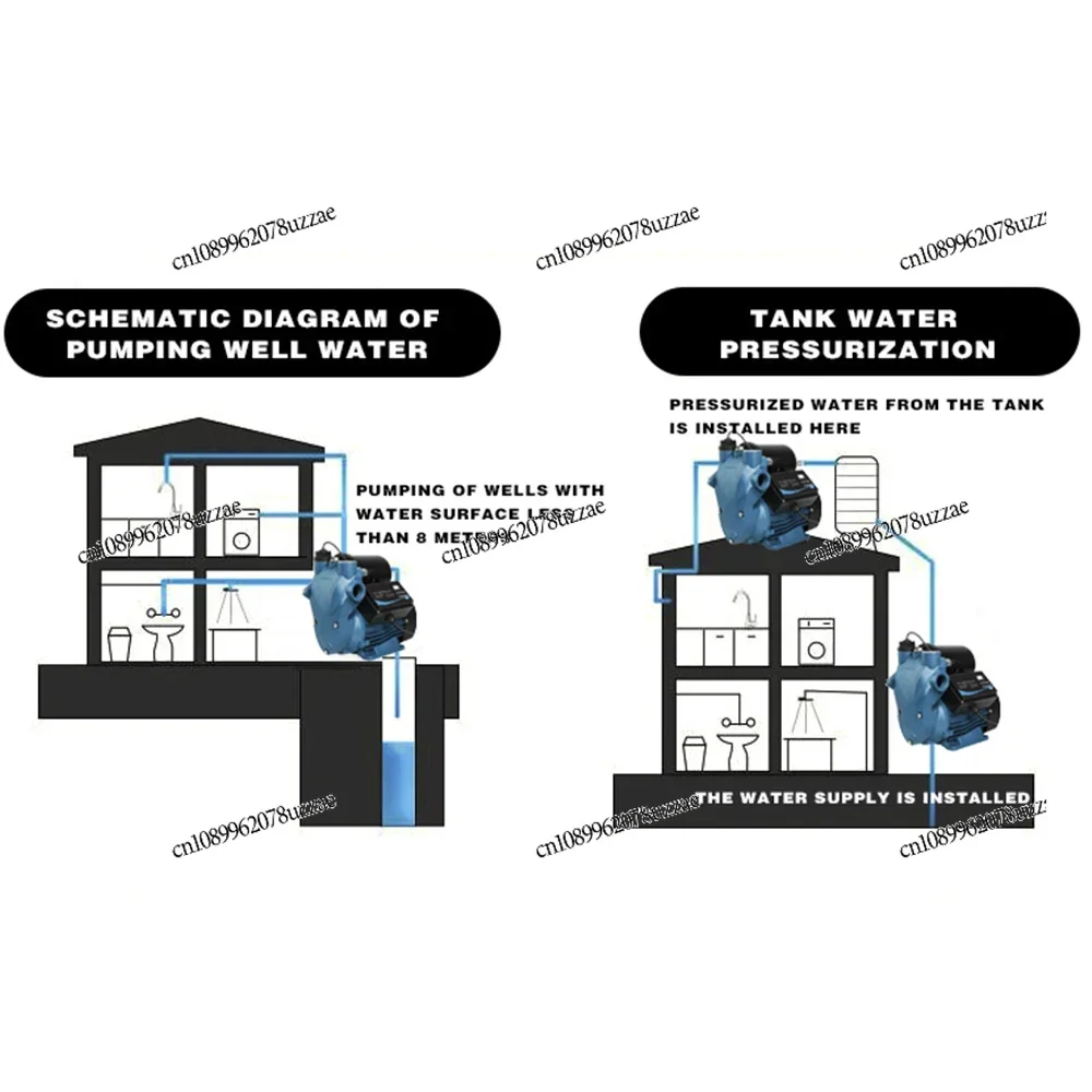 DM-B1 مضخة مياه أوتوماتيكية ذكية أوتوماتيكية بالكامل، مضخة مياه ذكية ذاتية التحضير