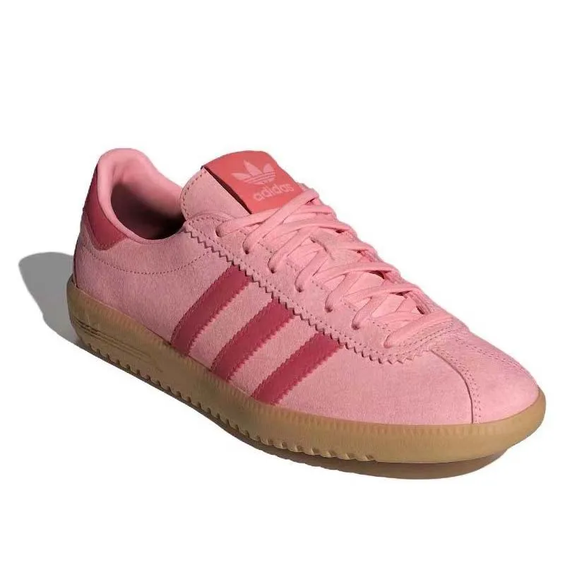 Adidas Originals Bermmuda Sapatos leves e antiderrapantes de corte baixo para mulheres, verde claro