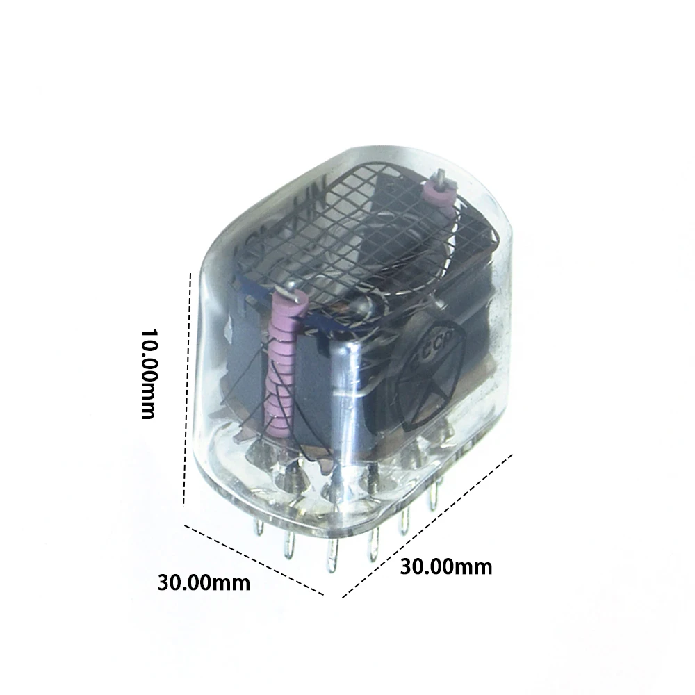1 pz IN-12 IN12 tubi luminosi tubo simbolo con orologio a incandescenza Nixie orologio digitale a LED punto decimale orologio a tubo Nixie tubo a incandescenza