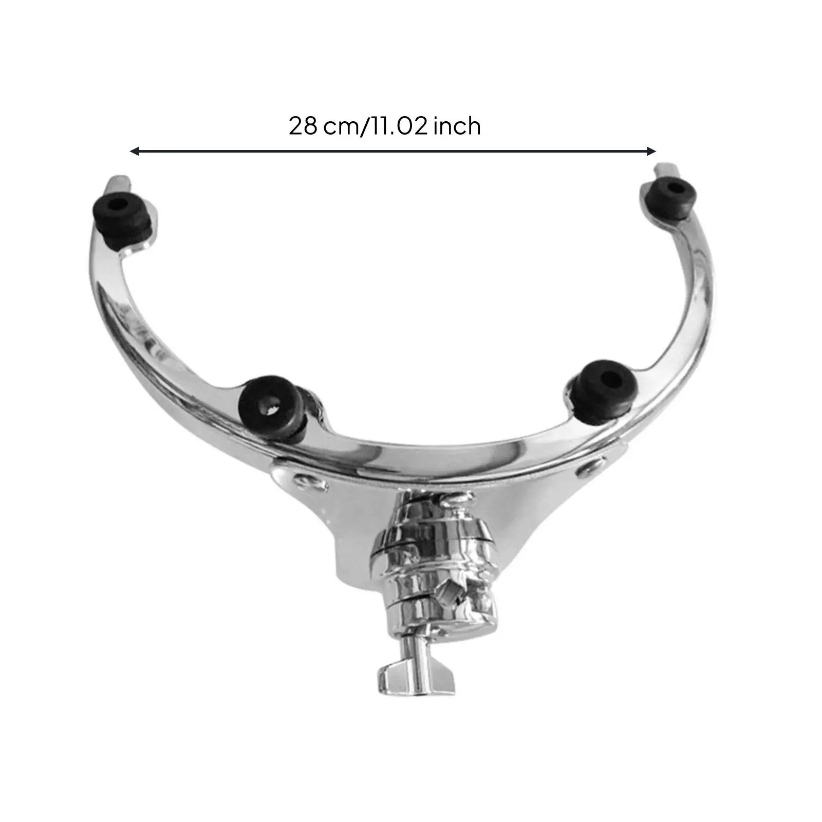 Universal Drum Rack Sturdy Tom Support Isolated Mount for 8 10 12 13 Inch Drums Hardware Accessory