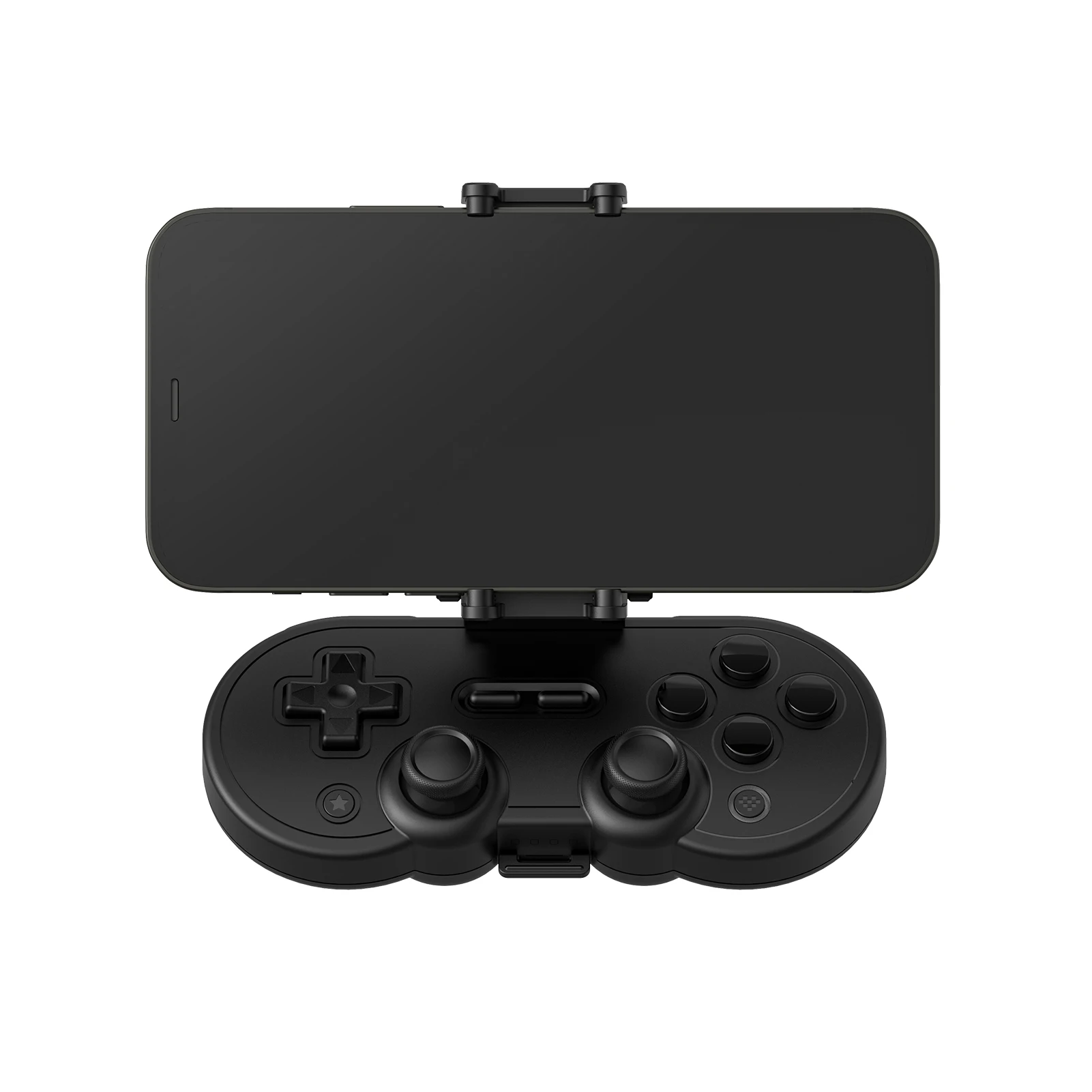 8BitDo 모바일 클립 (8BitDo SN30 Pro, SF30 Pro 컨트롤러용), 조절 가능한 스탠드 폰 마운트 (49-86mm) 게임 액세서리