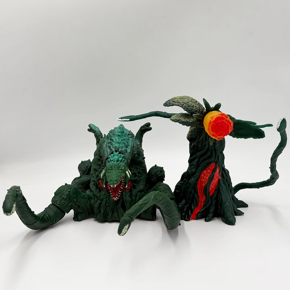 Godzilla Biollante أنيمي تمثال وحوش المفاصل المنقولة الديناصورات البلاستيكية عمل الشكل جمع لعبة مجسمة الأولاد هدية