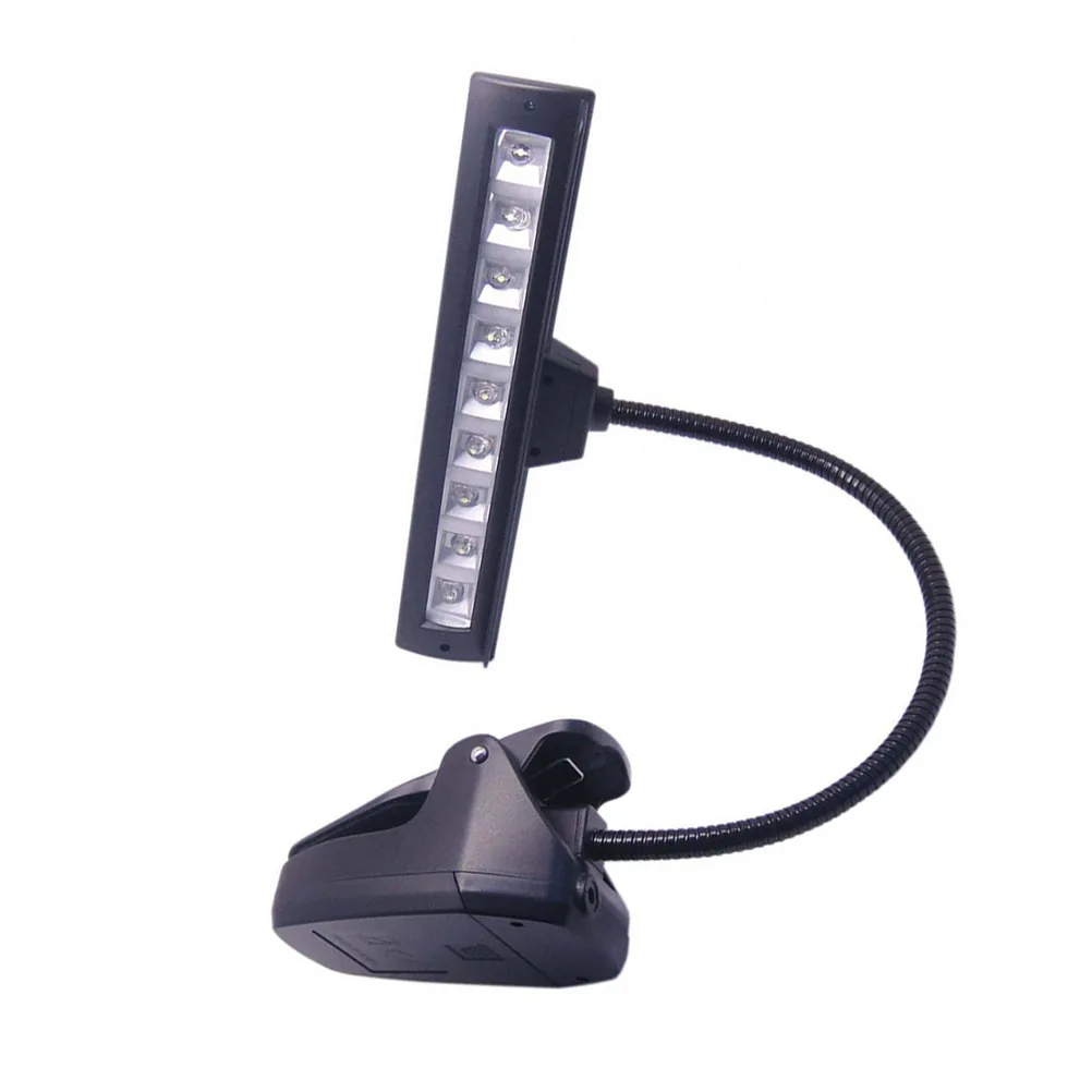 

Led Clip Lamp Desk Light Operated Usb Rechargeable Reading Lamp For Bedside Office Dormitory Metal Gooseneck