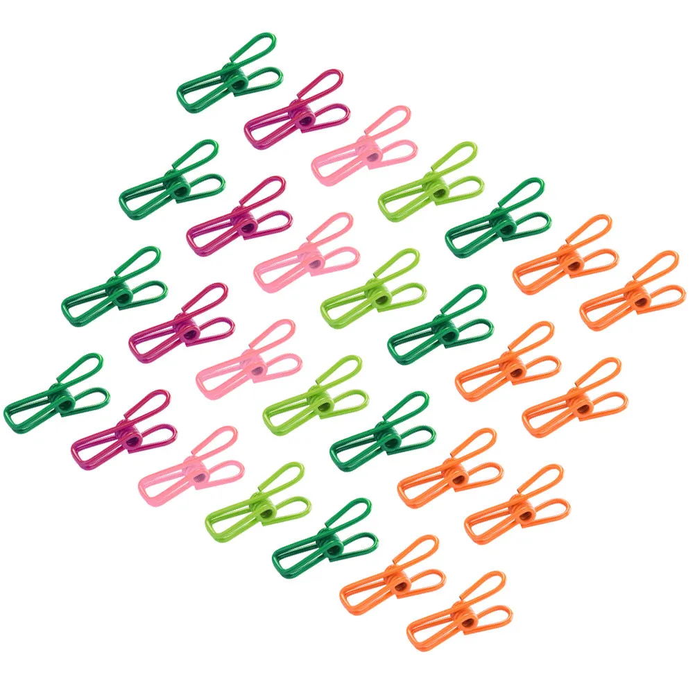 70Pcs Vibrant Plastic and Metal Clothes Clips Strong Locking Ring for Towels Quilts Duvet Covers Underwear Socks Skirts Pants
