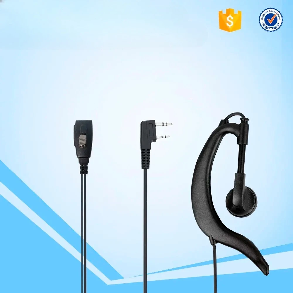 3.5mm 2Pin K-Type Two-Way Radio Headphones E15J-K Walkie Talkie Earphone Transceiver Set For Communication Outdoor Adventures