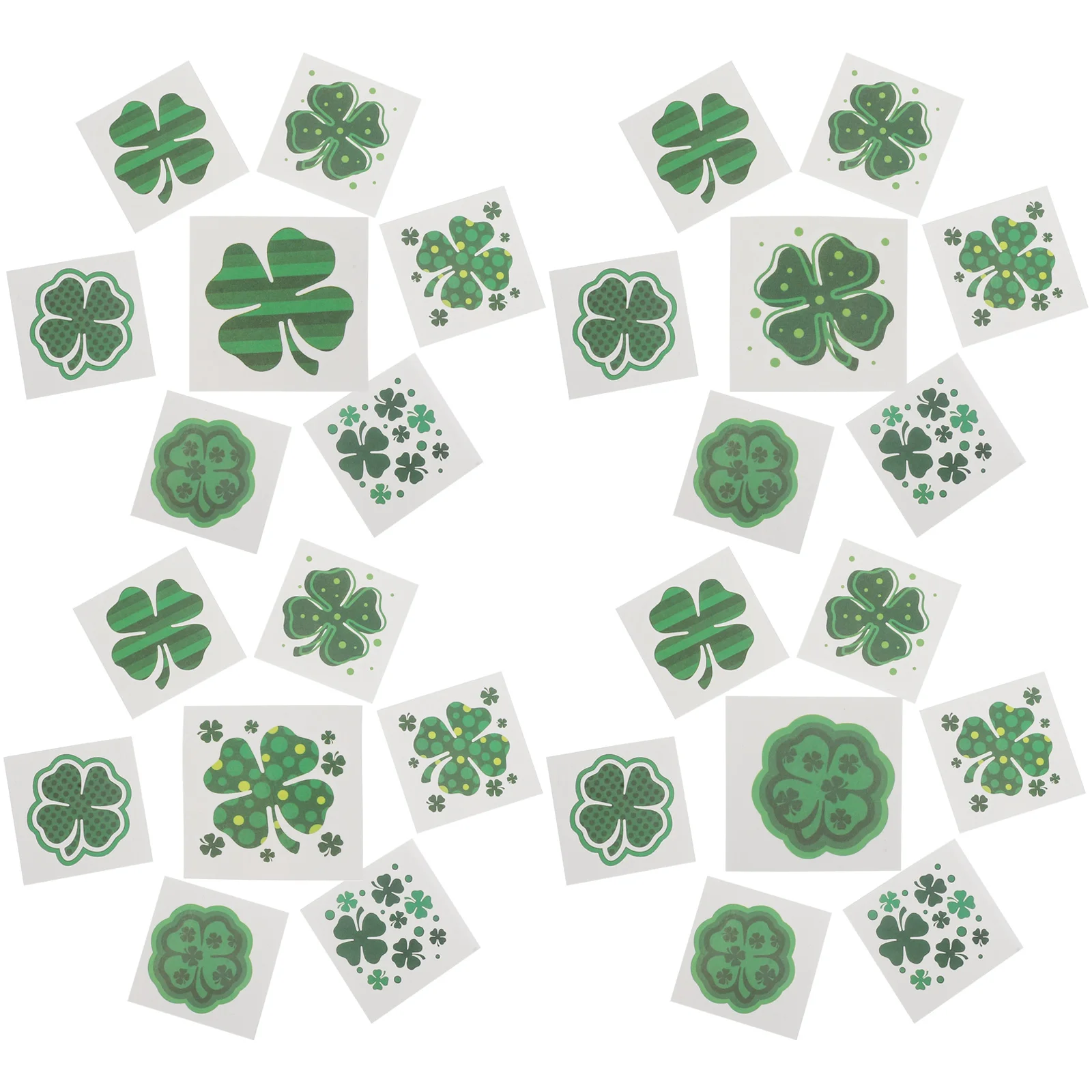 

144 Pcs Stickers for Children Party Cloverleaf The St Patrick's Day