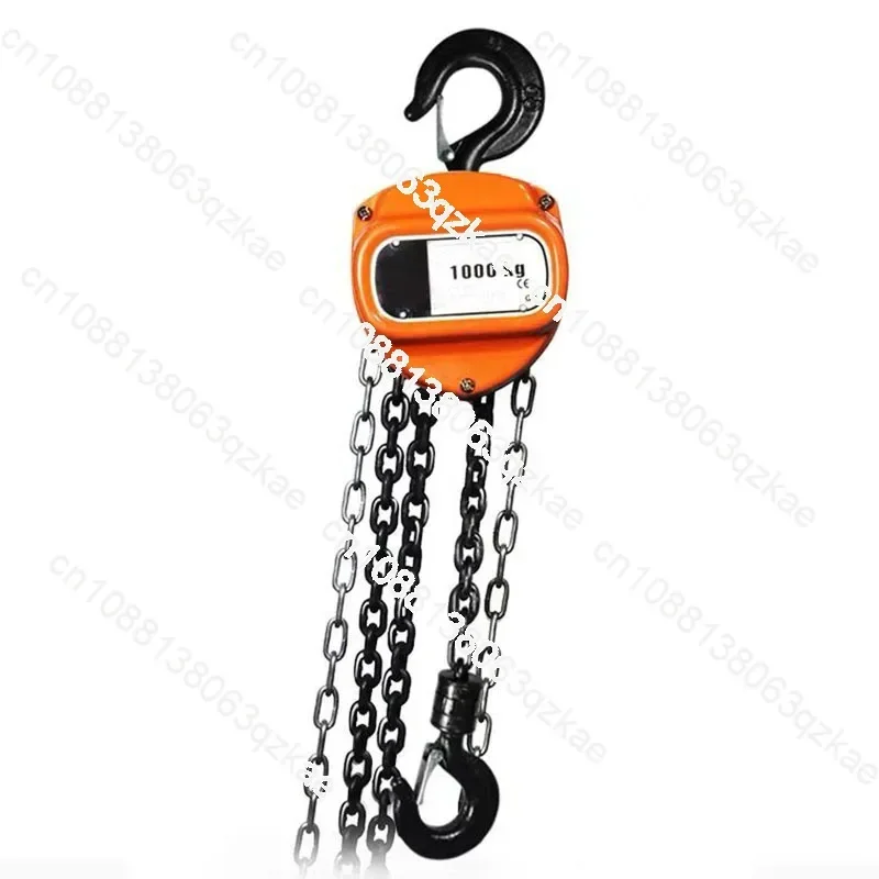 G80 Chain Hoist 1 Ton Manual Inverted Chain Small Crane Lifting 3/6 Meters Lifting Portable Manual Lever Block Lifting tools