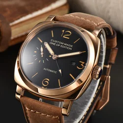 44mm Mens Automatic watch Fashion DESIGN Brand Sapphire Mechanical Watch Business Watches Luminous Dial ST2557 Movement