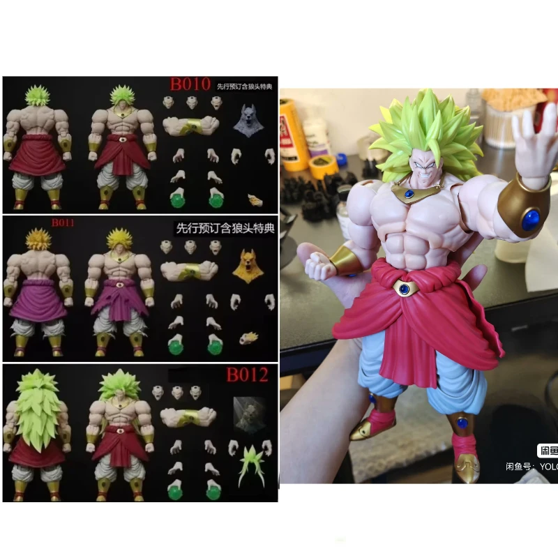 

G M Great Model Studio New Beast God Kong Dragon Ball SHF Broli Super Saiyan Nordic God Fenrir B010L B011L B012L Action Toys