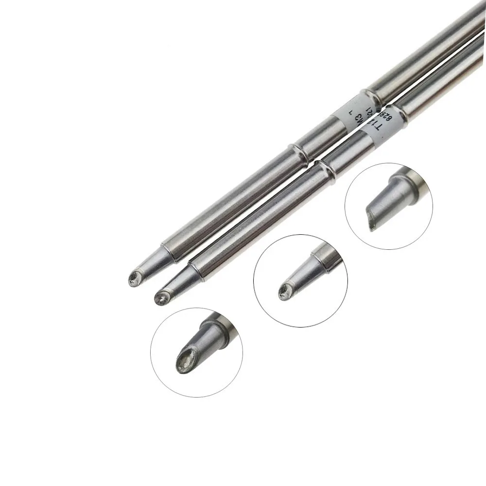 

Soldering Iron Tip T12 BCM2 BCM3 Solder Tip with Grooved horseshoe-shaped For Hakko FX951 FX-952 Soldering Station