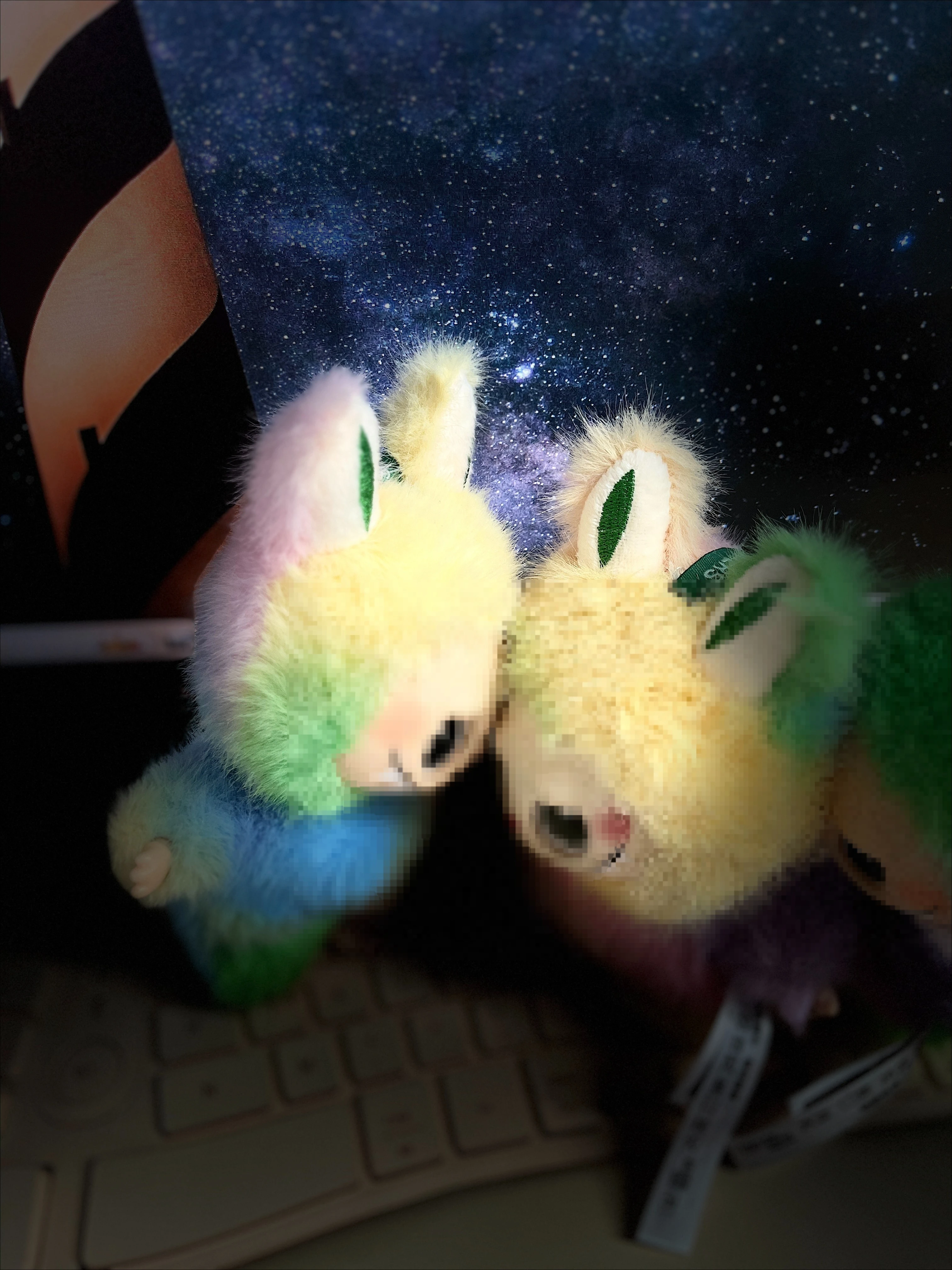 Rainbow 4th Generation 4.0 Labop Blind Box: Each Doll Features Unique Color, Tie-Dye Doll High-Quality Plush Toy Gift