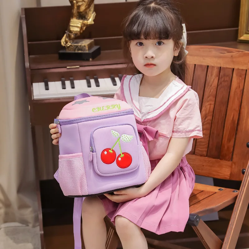 New Kid\'s Bag Primary School Student Bow Cute Cartoon Girl Backpack Spine Protection Breathable Comfortable Large Capacity Bags