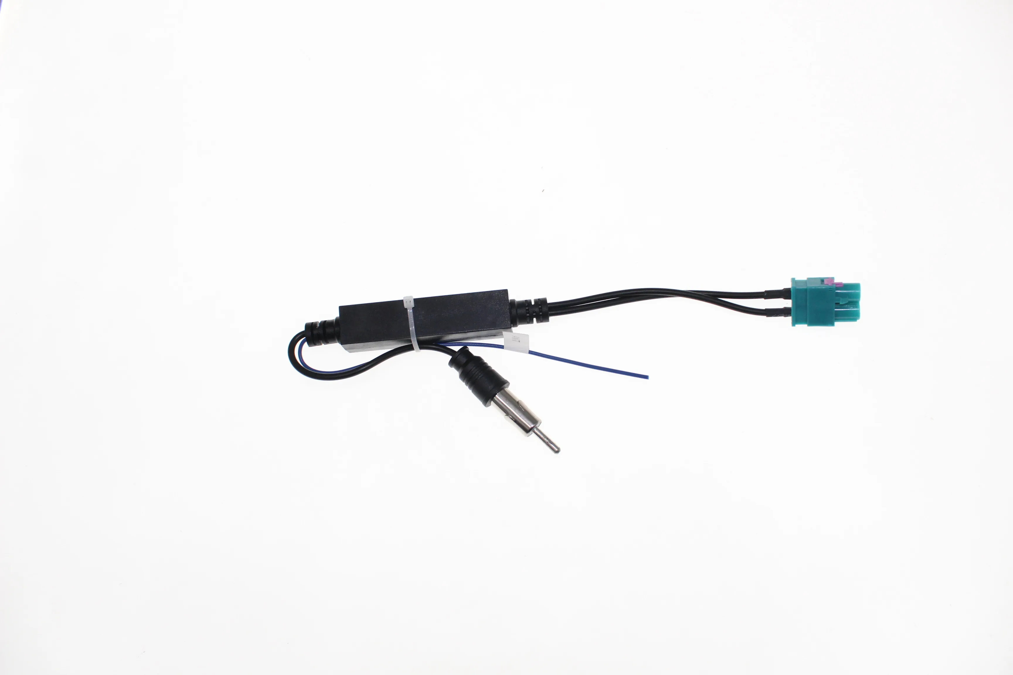 Double Fakra For Volkswagen Audi Cayenne Vehicle Signal Aerial FM Radio Antenna Car Accessories Male Dual Amplifier Adapter