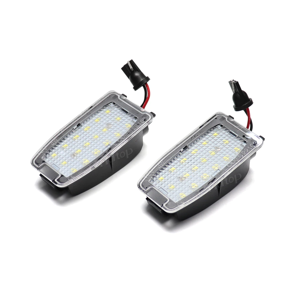 2Pcs For Land Rover Discovery Freelander LR2 LR3 LR4 Range Rover Sport L322 LED Under Side Mirror Lamp Puddle Light